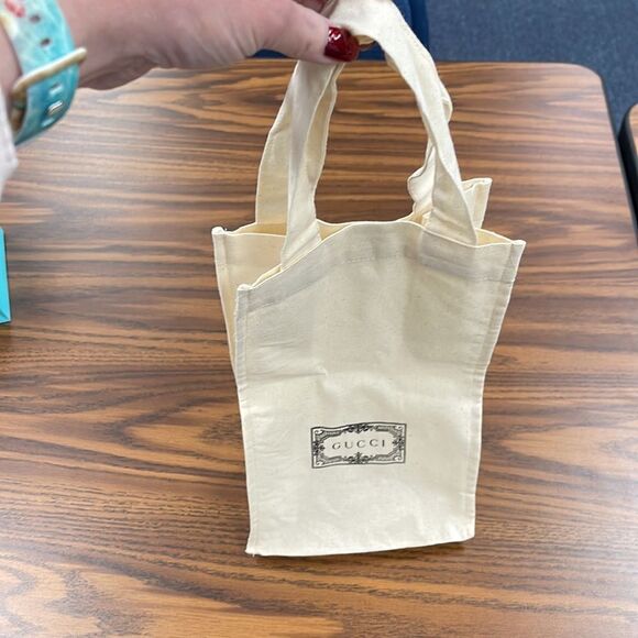 Gucci - Cloth Canvas Gucci Tote - Picture 4 of 4